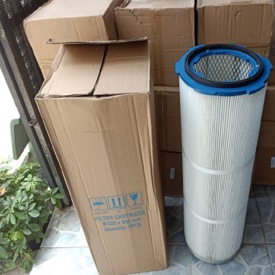 LÕI LỌC BỤI CARTRIDGE CÓ NẮP NHỰA